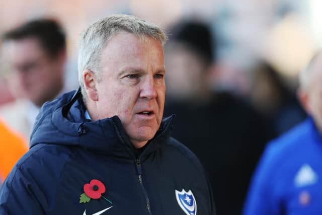 Pompey boss Kenny Jackett. Picture: Joe Pepler