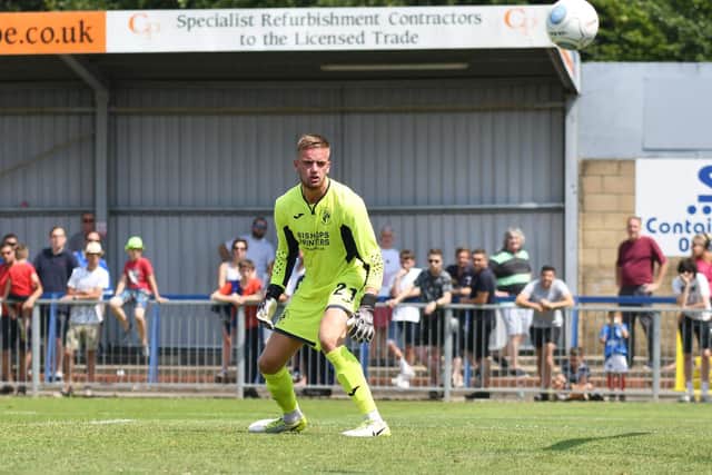 Hawks keeper Ben Dudzinski. Picture: Neil Marshall