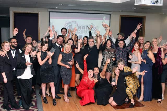 The winners on the night