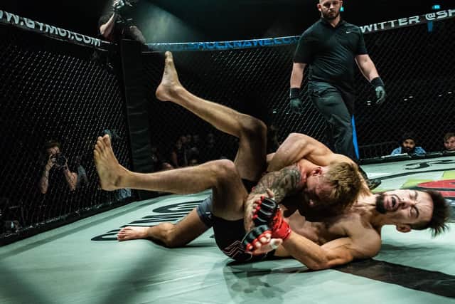 Cameron Hardy defeated Jean Do Duc in the main event at Shock N Awe 28. Pictures: Vernon Nash