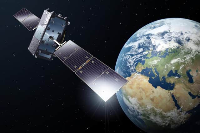 The Galileo satellite, which has its control hub at Airbus' Portsmouth HQ. Picture: Airbus