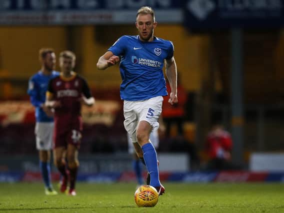 Matthew Clarke has not missed any Pompey match for more than a year. Picture: Daniel Chesterton/phcimages.com