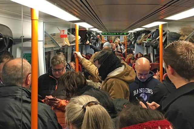 Zella regularly has to sniff other commuters' armpits on the crowded train home from London