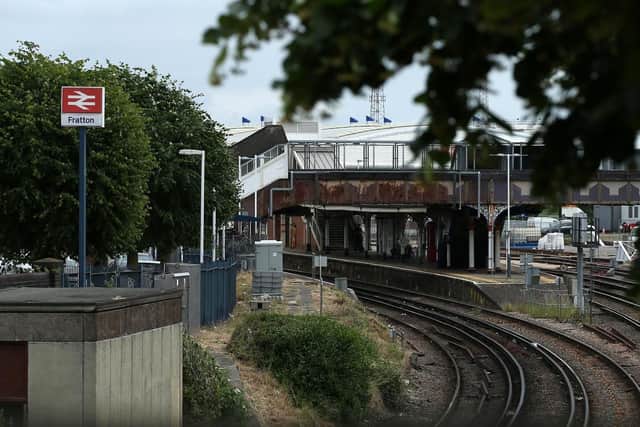 A view of Fratton Railway Station from Fratton Bridge. Picture: Chris Moorhouse