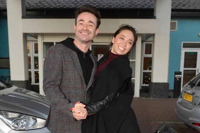 Joe McFadden and his Strictly dance partner Katya Jones, in 2017