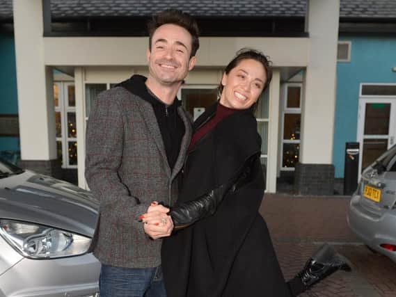 Joe McFadden and his Strictly dance partner Katya Jones, in 2017