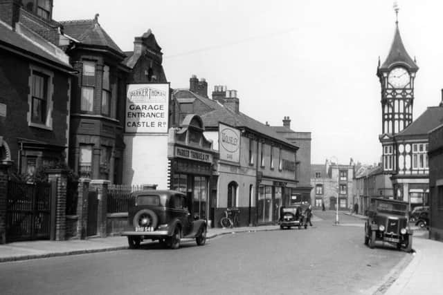 THEN: St Edwards Road, Southsea, in perhaps the 1930s.