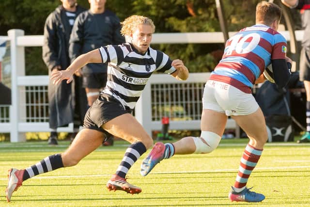 Jake Hewett switches from wing to scrum-half for Havant. Picture: Keith Woodland