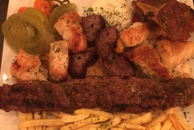 The mixed grill at Leilamezze, St Paul's Road, Landport, Portsmouth.