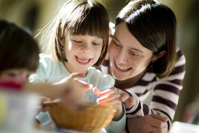 Families can take part in art and craft as part of Funday Sunday at St Judes Church