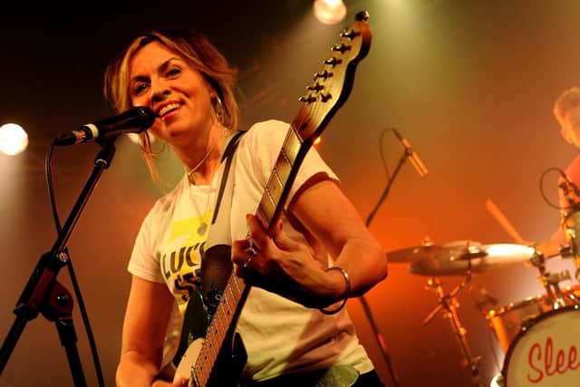 Louise Wener of Sleeper at The Wedgewood Rooms, Southsea, November 22, 2018. Picture by Paul Windsor