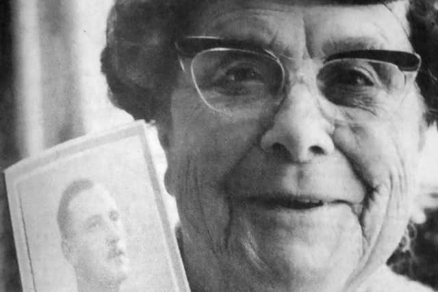 Proud mum Alice Vidler with a picture of her son Victor.