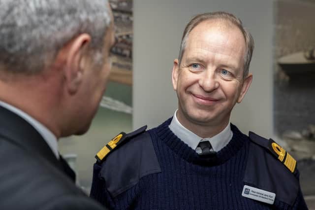 Rear Admiral Jerry Kyd was HMS Queen Elizabeth's CO for over four years. Picture: Royal Navy