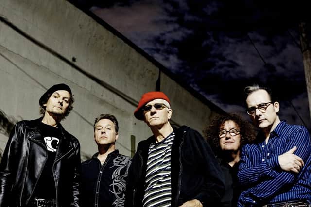 The Damned, 2018. From left: Paul Gray, Pinch, Capt Sensible, Monty Oxymoron, Dave Vanian. Picture by Steve Gullick