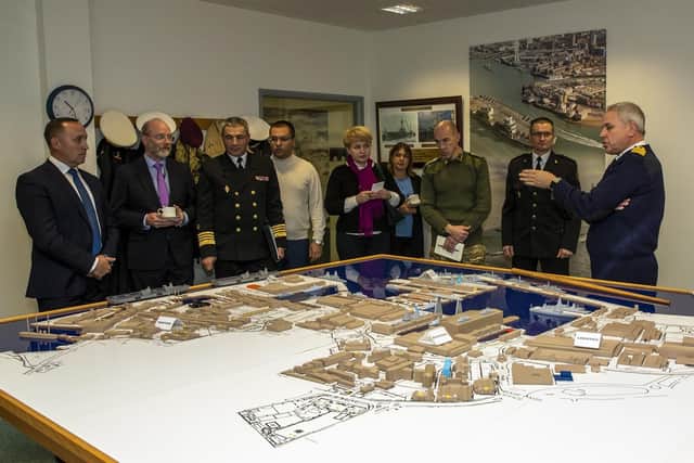 The Deputy Defence Minister for Ukraine, Lieutenant General Anatoli Petrenko has visited Portsmouth Naval base as part of a wider visit to the UK.