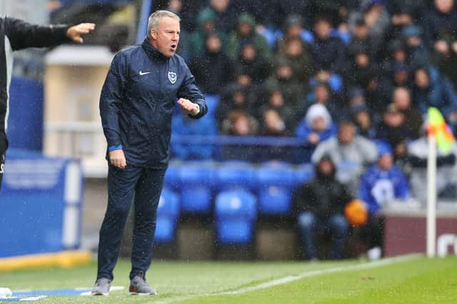 Pompey boss Kenny Jackett will see his side back playing regularly at Fratton Park after a long enforced home break. Picture: Joe Pepler