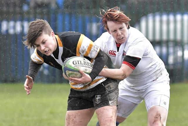 Georgie Outhwaite scored in Portsmouth Valkyries' win at Reading.
Picture: Neil Marshall (171731-36)