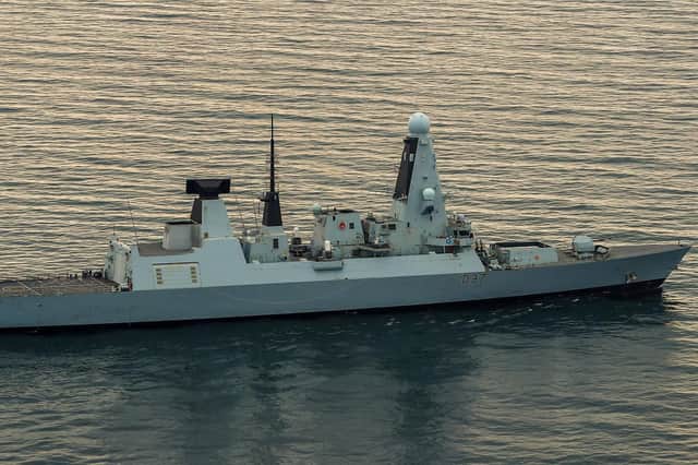 HMS Duncan has arrived in the Mediterranean. Photo: LPhot Paul Hall
