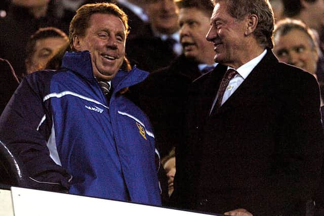 (R-L) Portsmouth Chairman Milan Mandaric and manager Harry Redknapp