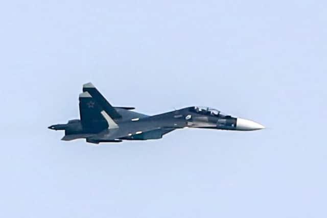 Russian jet. NATO photo by GBRN LPhot Paul Hall