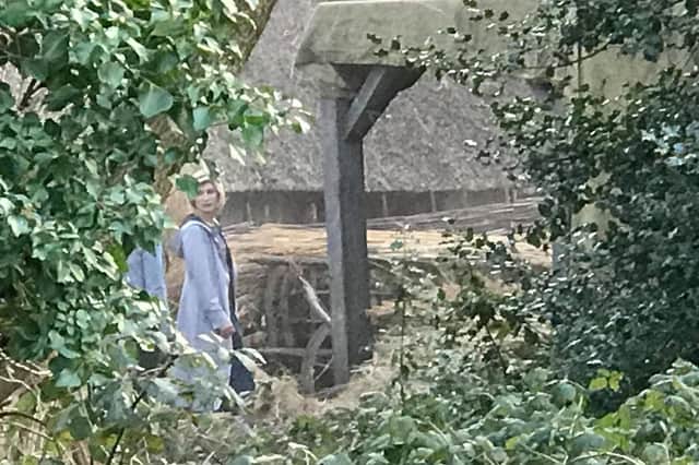 Jodie Whittaker filming Doctor Who at Little Woodham village in Gosport. Picture: Lewis Jefferies