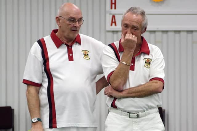 Dave Holland, left, and Paul Nicholls Picture: Neil Marshall