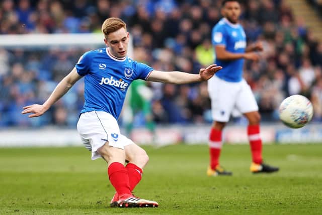 Former Pompey loanee Connor Ronan Picture: Joe Pepler