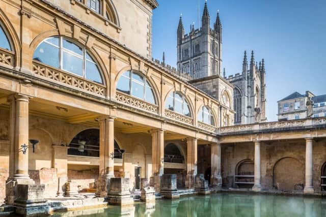 The historic Roman Baths.