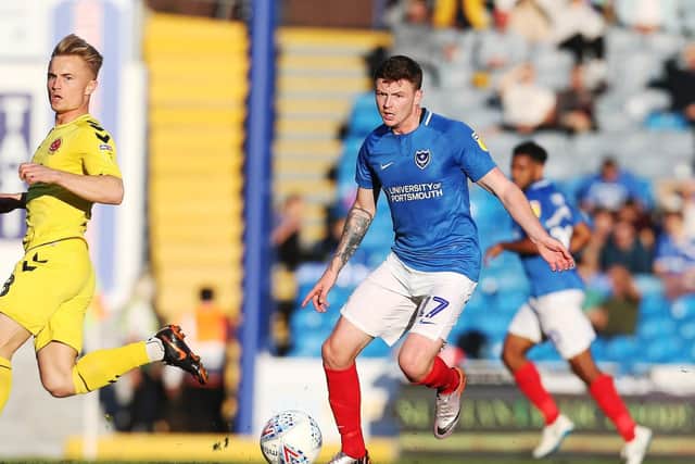 Dion Donohue started Pompey's 1-0 victory over Fleetwood last month. Picture: Joe Pepler