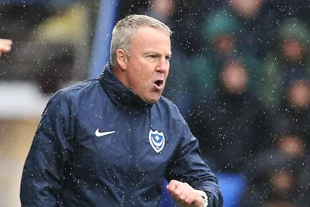 Pompey boss Kenny Jackett. Picture: Joe Pepler