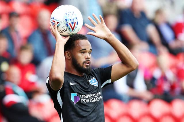 Anton Walkes is under consideration for Pompey duty at Rochdale in the FA Cup. Picture: Joe Pepler