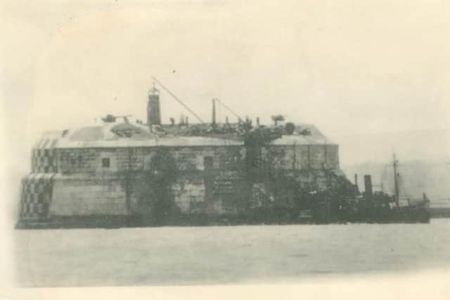Spitbank Fort during the Second World War