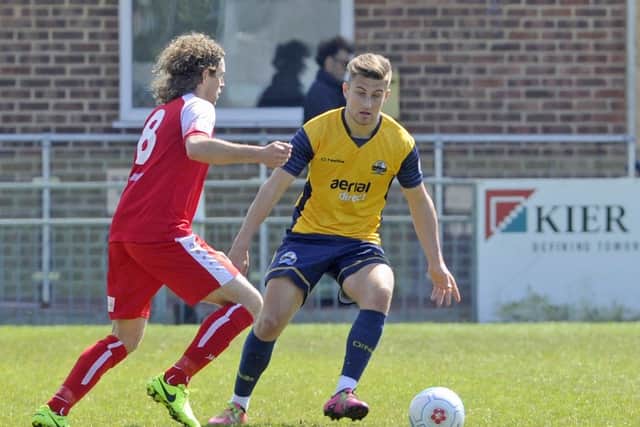 Tony Lee scored in Gosport Borough's defeat at Swinon Supermarine