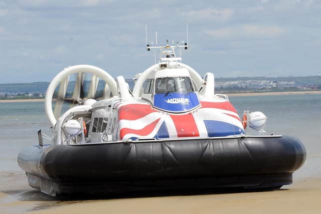 Hovertravel has currently cancelled its services because of adverse weather. Picture: Sarah Standing