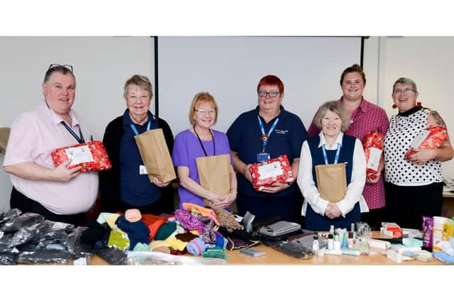 Colin Beevor, Angie Tickner,  Julie Clark, Annette Aird, Linda McDonald, Alex Fletcher and Maggie Fletcher