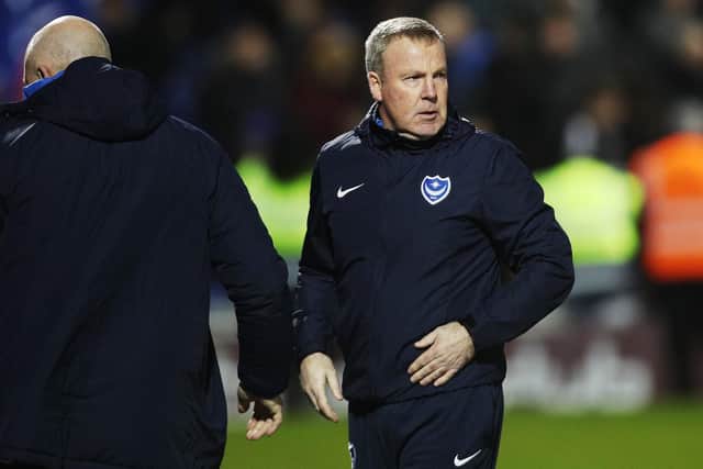 Pompey boss Kenny Jackett. Picture: Joe Pepler