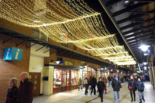 Nothing says Festive Period quite like braving the crowds to hunt for a bargain at the Gunwharf Quays.  Picture: Steve Reid
