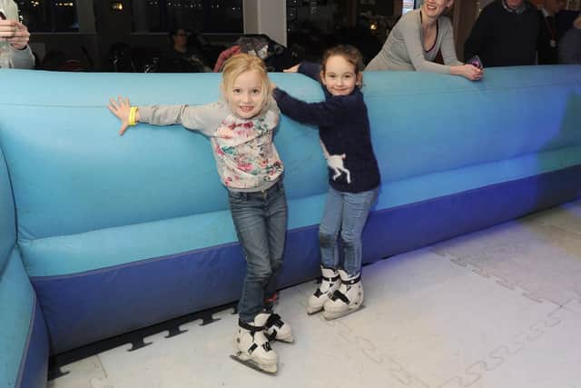 Pixie, 6, and Florence, 6, with Laura Russell watching. Picture: Habibur Rahman