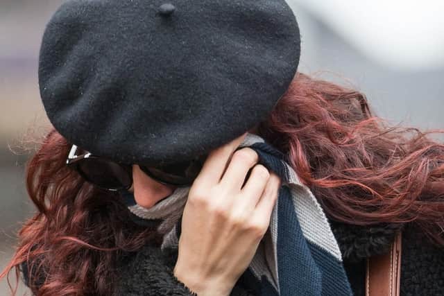 Convicted neo-Nazi terrorist Claudia Patatas arrives at Birmingham Crown Court. Picture: Aaron Chown/PA Wire