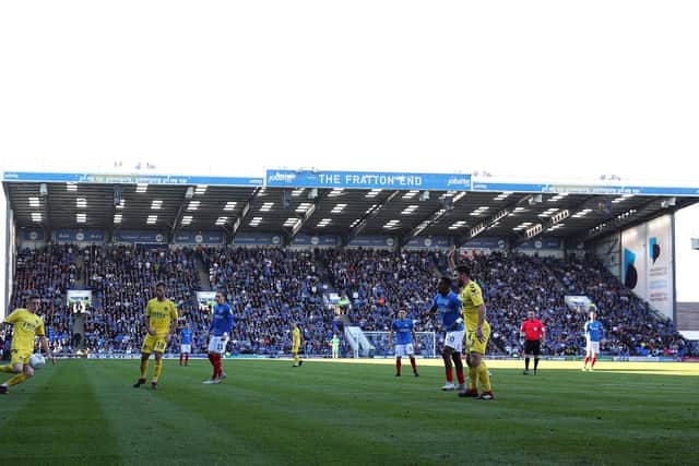 Fratton Park could attract a seven-year attendance high against Sunderland. Picture: Joe Pepler