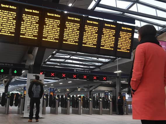 Rail travellers are facing disruption between Portsmouth Harbour and Southampton.