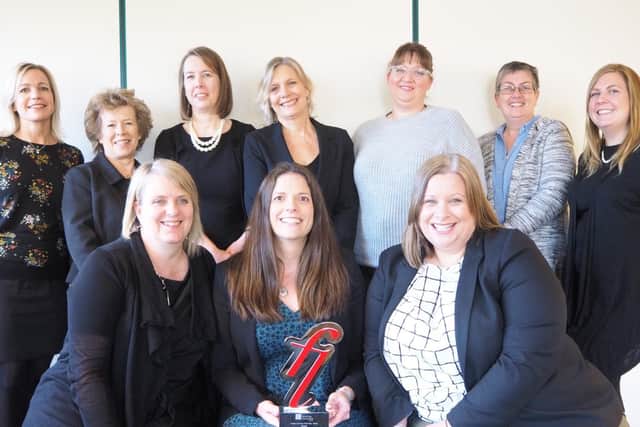 The team from Biscoes who were named Family Law Firm of the Year  South at the Family Law Awards