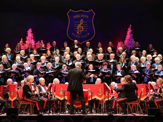 Milton Glee Club and the Royal Marines Association Concert Band at Portsmouth Guildhall