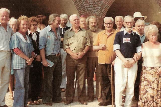 Artists who used to exhibit at Point, Old Portsmouth, photographed in the late 1960s. Picture: Doreen Gowing