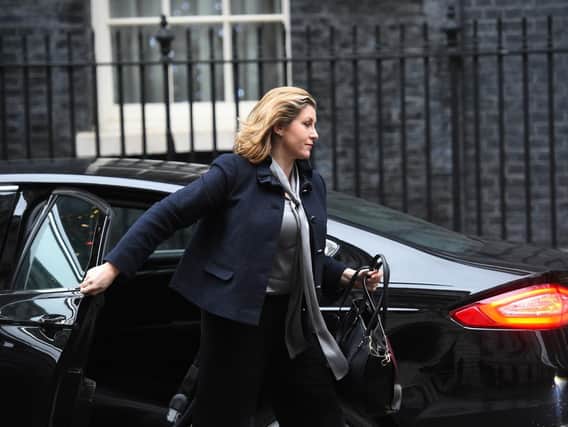 International Development Secretary, Penny Mordaunt, arrives in Downing Street for a Cabinet meeting to discuss Brexit.