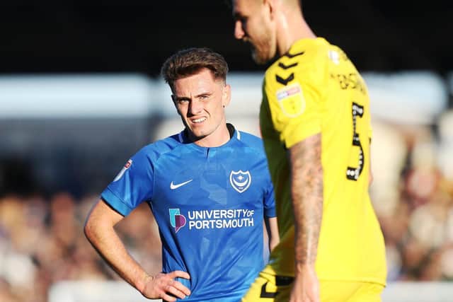 Pompey are waiting to learn whether Ben Thompson will remain. Picture: Joe Pepler