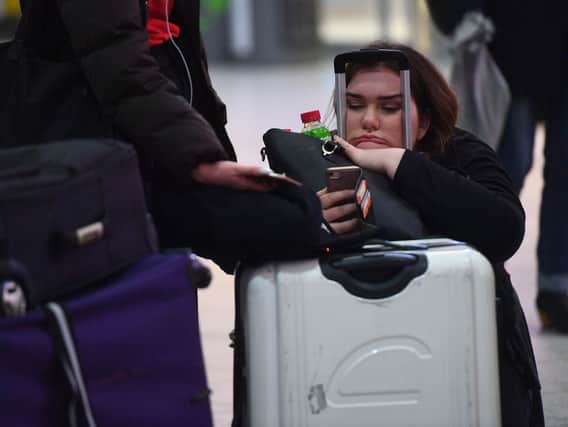 Passengers stranded at Gatwick airport Picture: Victoria Jones/PA Wire