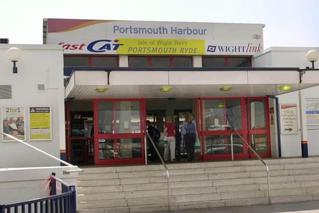 Portsmouth Harbour Station at The Hard, Portsea, Portsmouth, and area around The Hard Interchange bus terminal at Portsea.

PICTURE: MICHAEL SCADDAN (042660-0013)