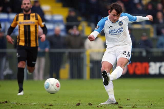 Alfie Rutherford was withdrawn from the action in the second half Picture: Chris Moorhouse