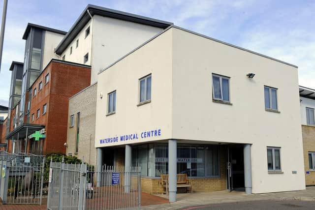 Waterside Medical Centre in Mumby Road, Gosport. Picture: Malcolm Wells